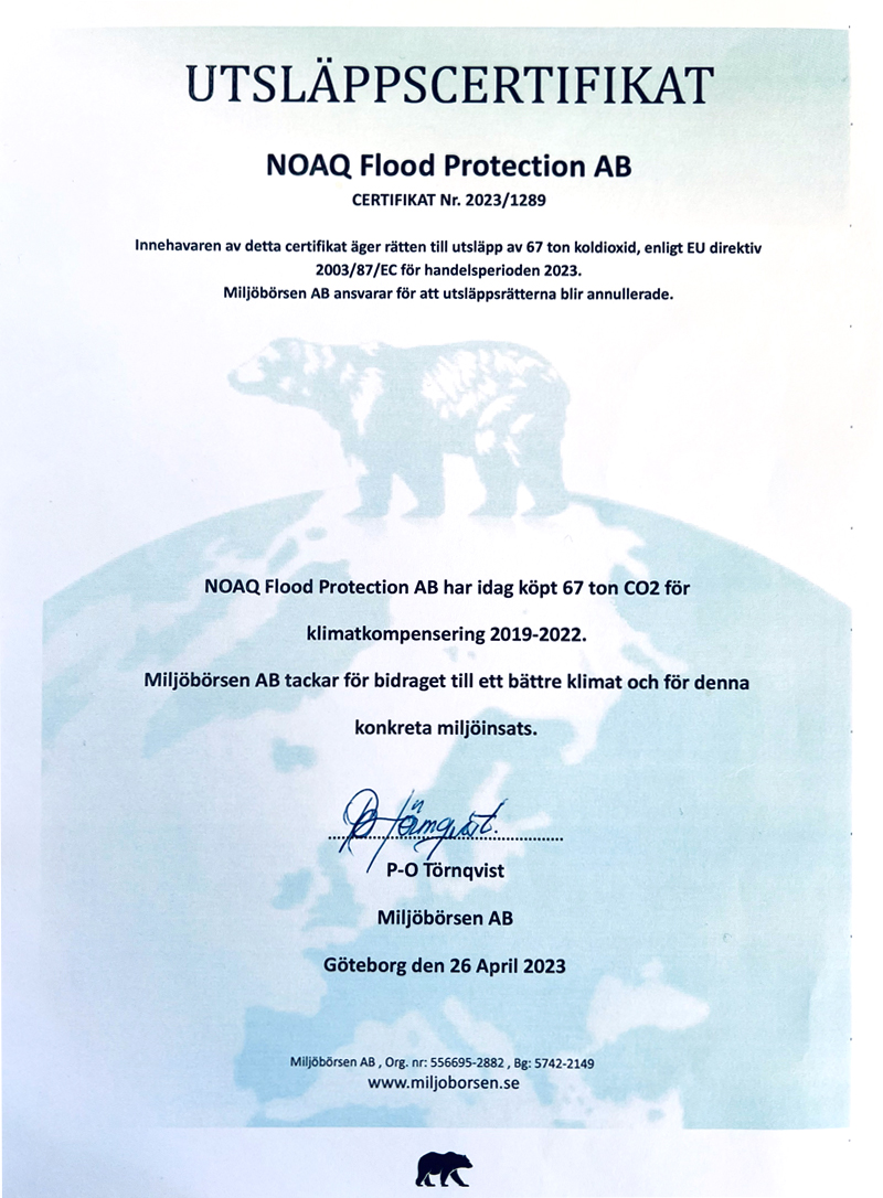 NOAQ BoxWall (Dispositif anti inondation) - NOAQ® - FranceEnvironnement